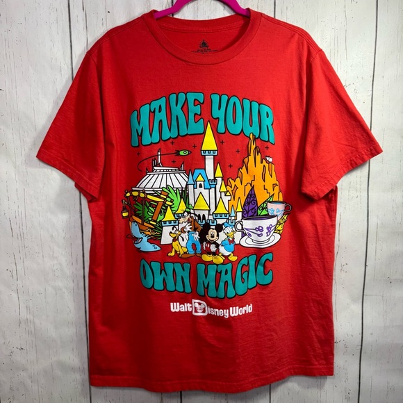 Disney Other - Disney Parks Make Your Own Magic Tee XL Mickey Mouse Graphic WDW Disneycore